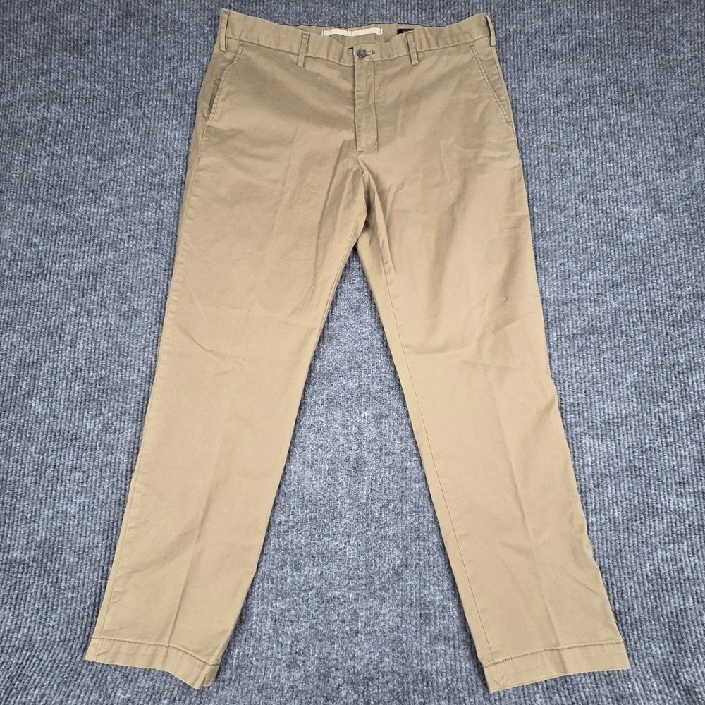 Banana Republic Lived In Chino Slim Fit Khaki Tan Men's Pants Waist 38 Inseam 32